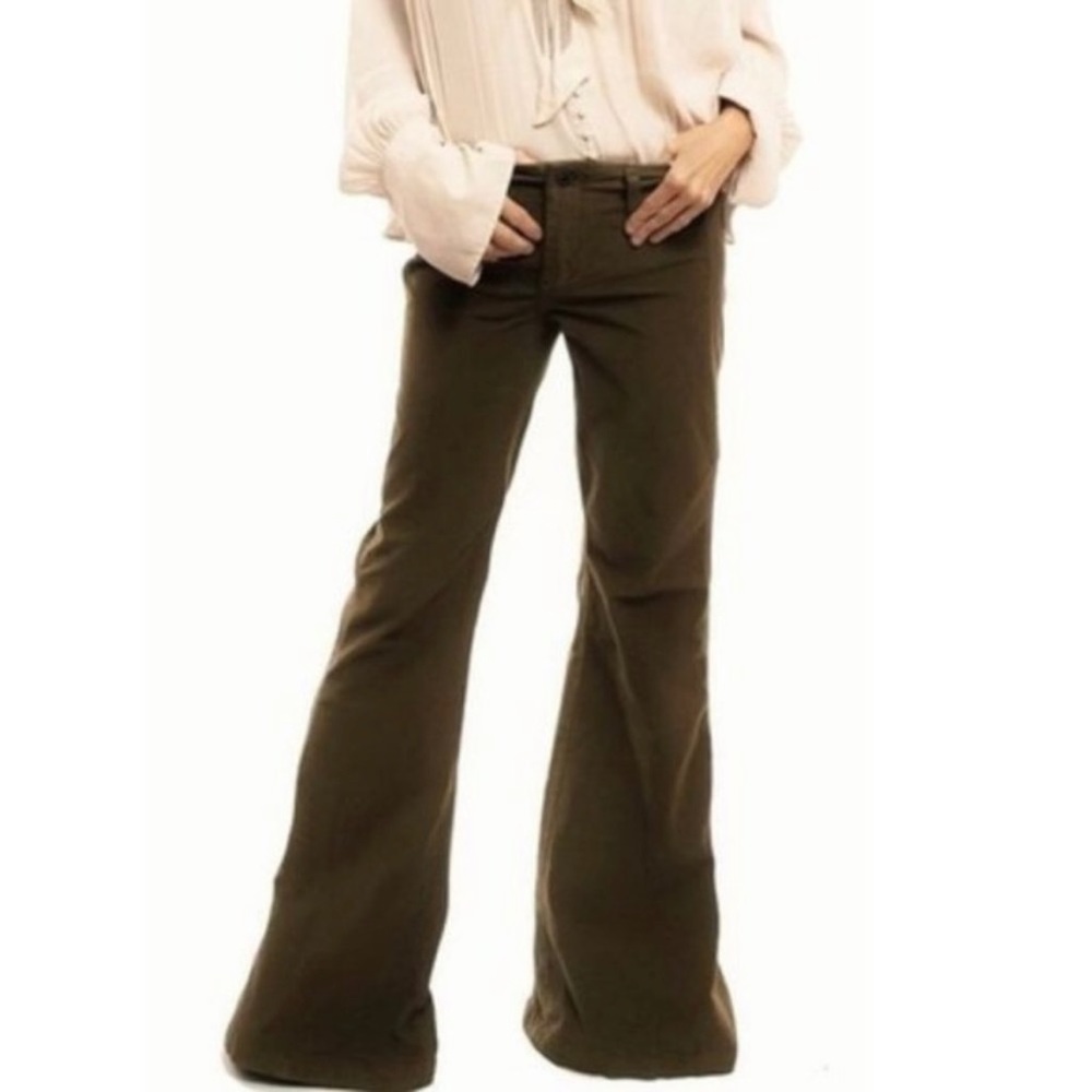 Discontinued Free People | corduroy super flare jeans bell bottom cords 29